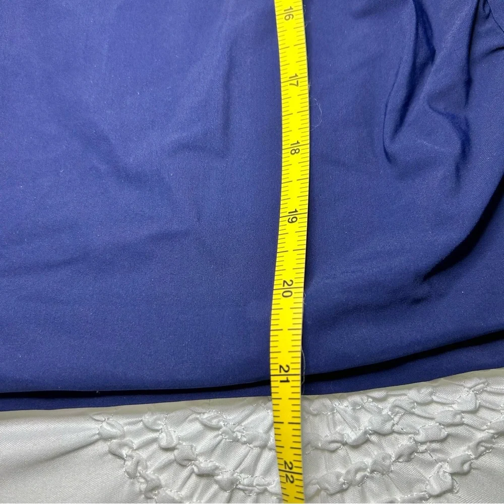 NWT Profile By Gottex Tutti Fruitti Blue Tankini Top Underwire Bra 36D